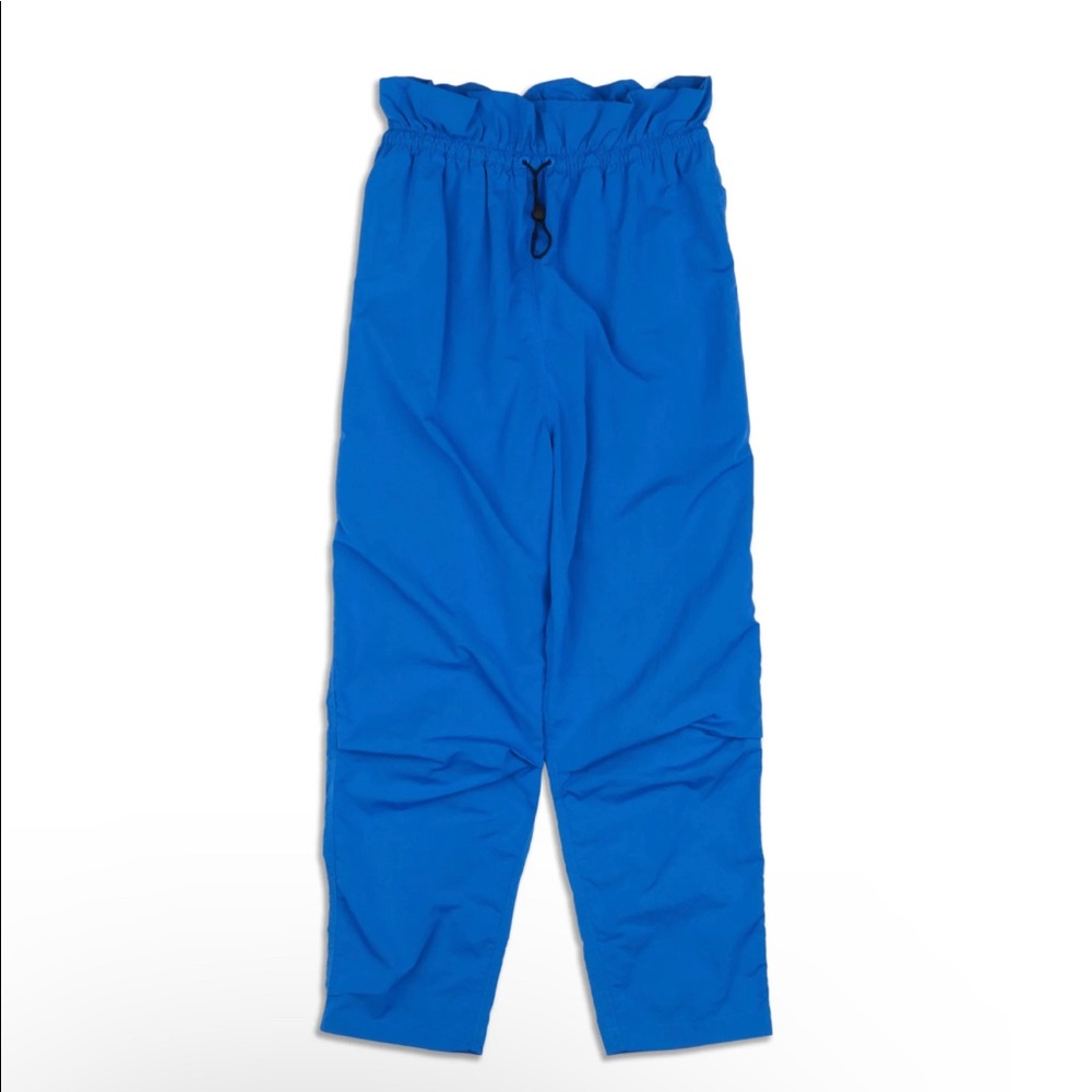 LULULEMON Break The Mold High Rise Crop Pants Blue 6
